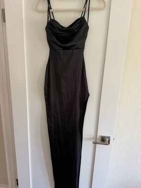 Windsor Black Slip Maxi Dress
